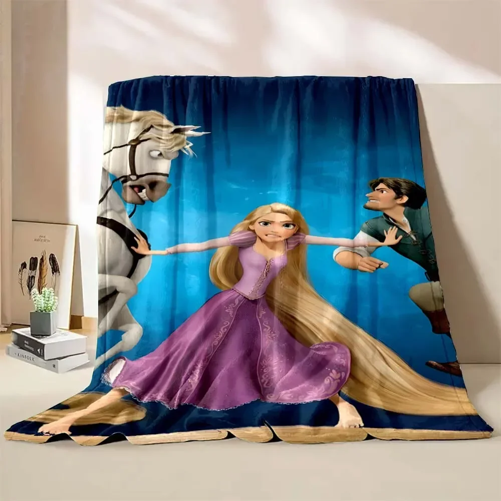 Disney Rapunzel Princess Soft Blanket Fluffy Soft Throw Camping Blanket for Children Sofa Throw Quilt Thin Blanket Fashion Gift 3