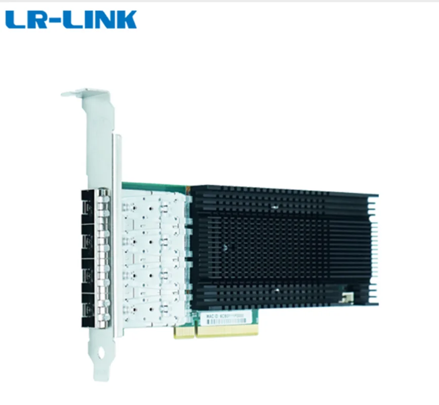 LR-LINK 1024pf 10Gb PCI-E NIC 네트워크 카드, 인텔 82599ES 칩셋 쿼드 SFP + 포트, PCI Express 이더넷 LAN 어댑터