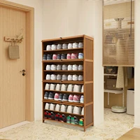 70/80cm Shoes Storage Organizer Free Standing Shoes Shelves Cabinet Shoe rack with Doors 3
