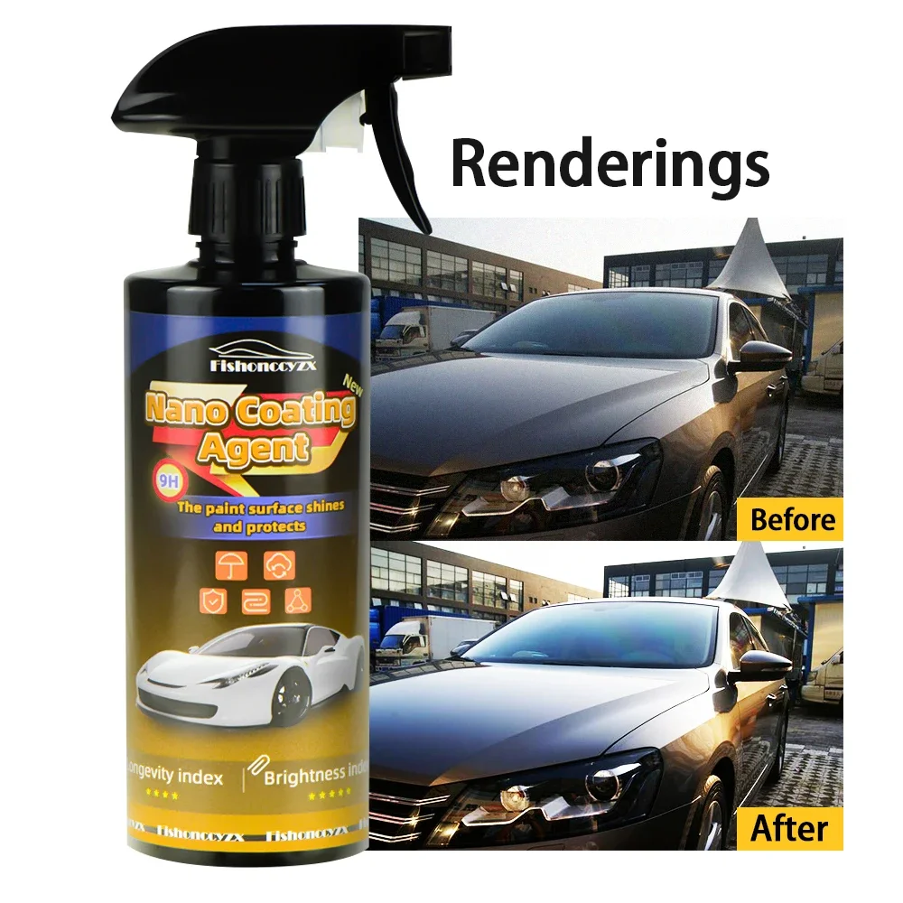 10H Hardness Car Detailing Ceramic Coating Car Products accessories Nano Glass voiture Plastic Restorer Tool