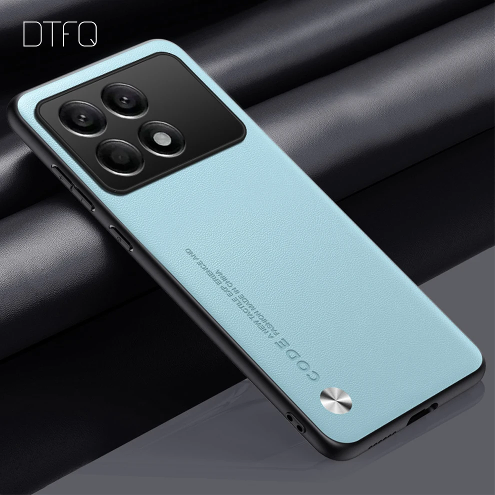 thumbnail image 1 of Funda de cuero con patrón a prueba de golpes para POCO X6 Pro 5G, Funda de cuero de lujo para POCO X6 Pro, 1 of 5