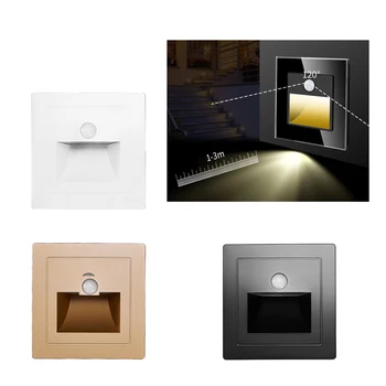 Motion Detector Sensor Led Stair Light Infrared Human Body Induction Lamp Recessed Steps Ladder Staircase Bedroom Decoration (v1.12.4)