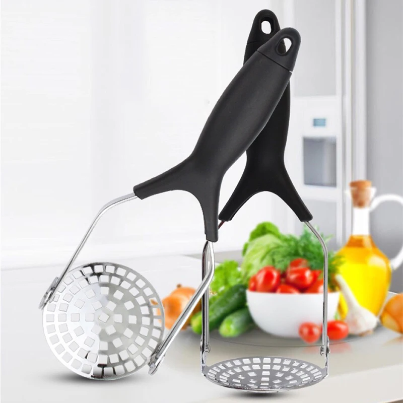 Stainless Steel Hand Held Potato Masher For Smooth Mashed Potatoes