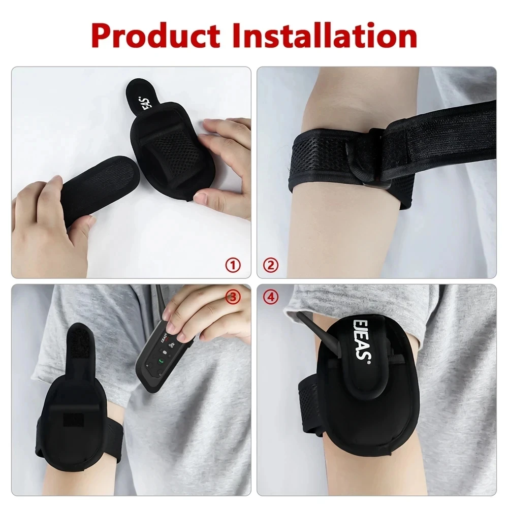4/1 PCS Referee Interphone Armband Bags For EJEAS V6C Pro V4C Plus VNETPHONE V6C Portable Soft Pouch Walkie Talkie Accessories