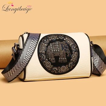 High Quality Leather Purses and Handbags for Women Luxury Designer Shoulder Crossbody Bag New Ladies Messenger Bags Sac A Main 1