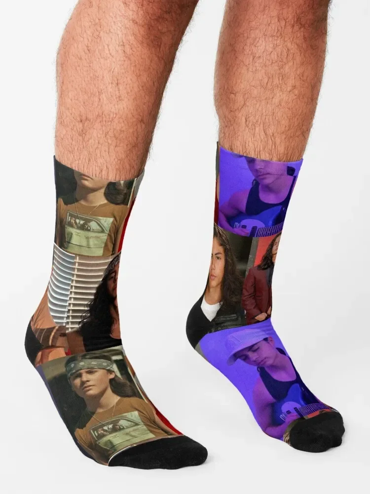 Miguel Cazarez Mora Collage Socks Men's winter thermal socks gym socks with print Fun