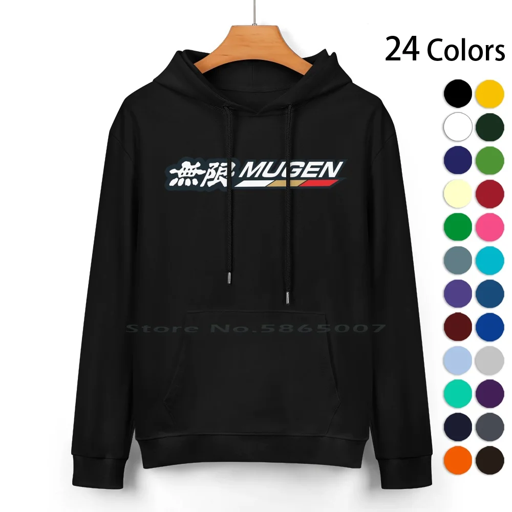 

Толстовка Mugen Power из чистого хлопка, свитер с капюшоном, 24 цвета