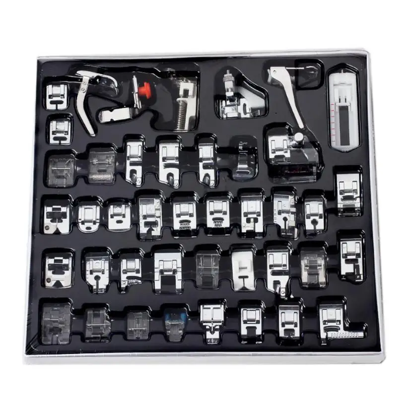 1 Set Multi Functional Home Sewing Machine Presser Foot 32 Piece Deluxe Presser Foot Set