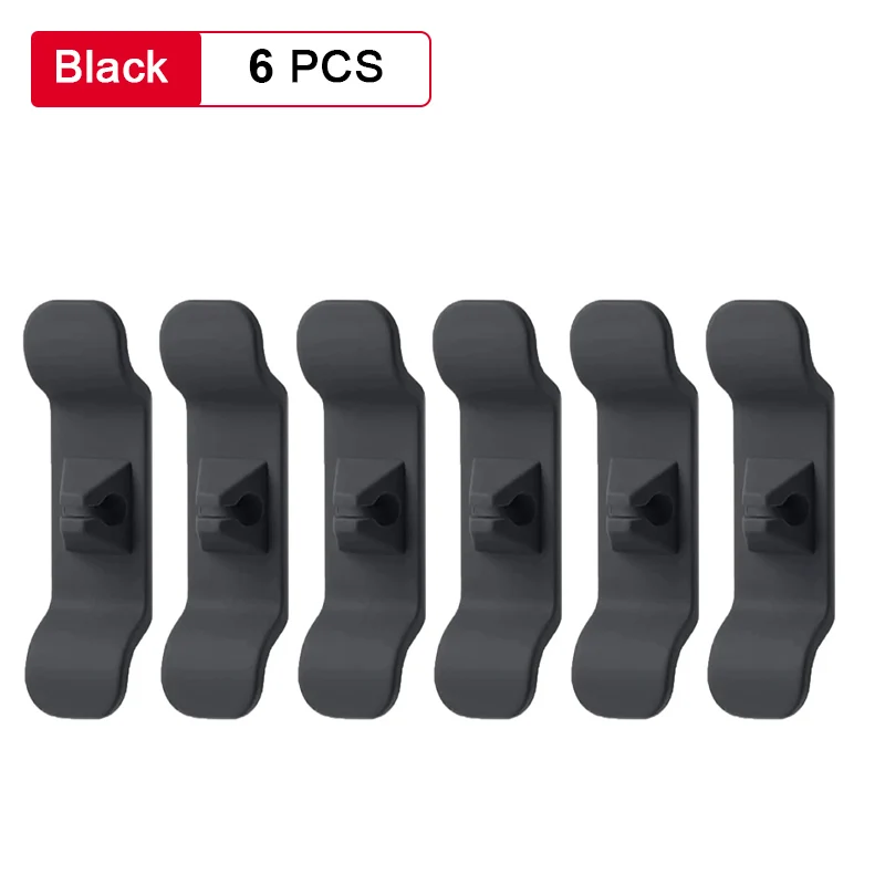 6pcs black