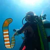 Scuba Diving 1.8m Surface Marker Buoy Surface Signal Marker Inflatable Tube Highly Visible SMB with Cartoon Animal on Top 6