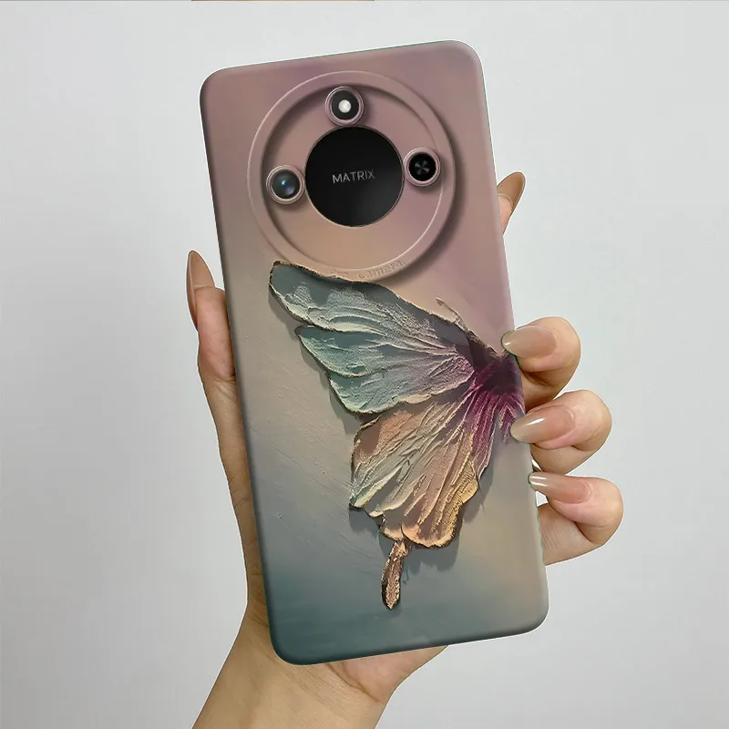 Sweet Painted Silicone Phone Case - Fashion Cartoon Design, Protective & Stylish
