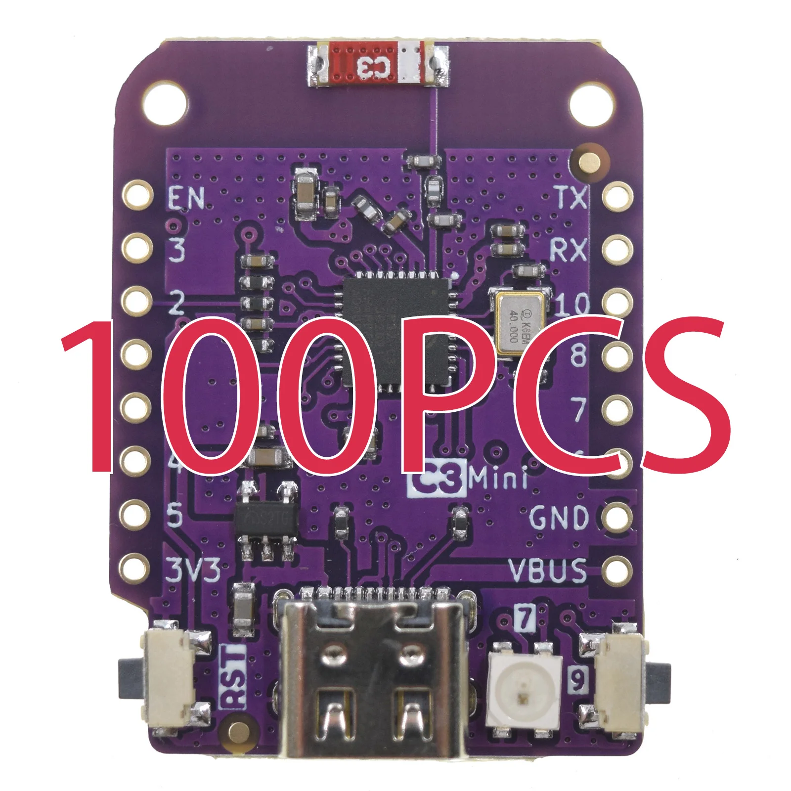 ตัวเลือกสินค้า แผ่นวงจรควบคุมอุปกรณ์ IoT ESP32-C3