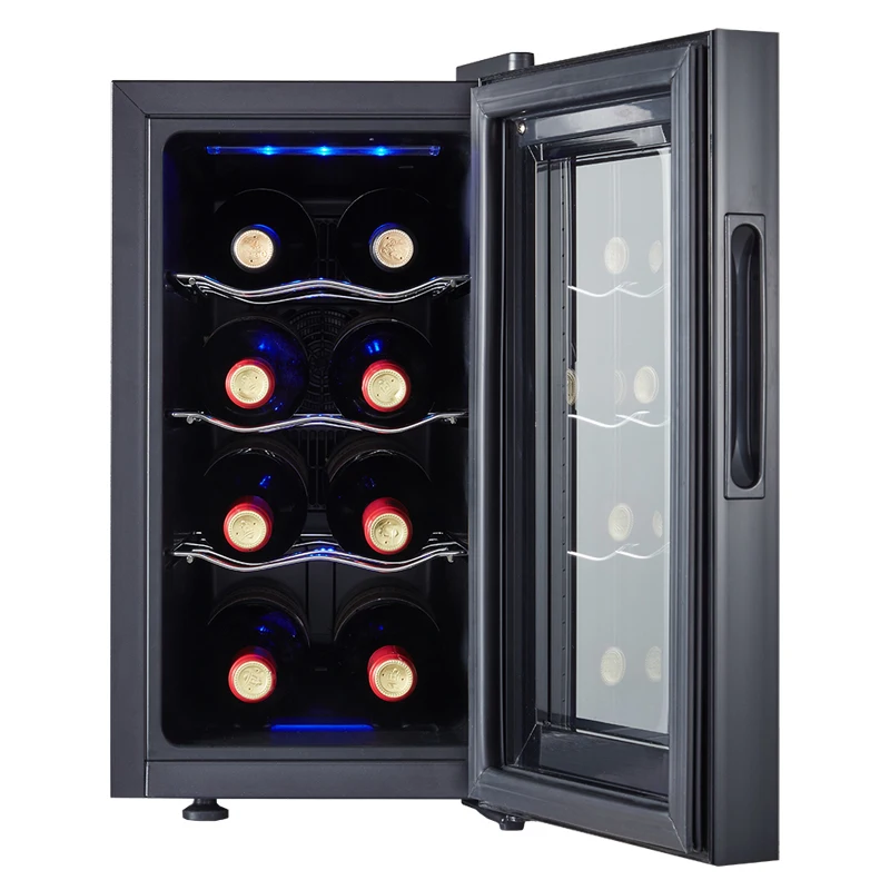 8 Bottles 23L Electric Compressor Wine Fridge Cooler Refrigerator For Home Use
