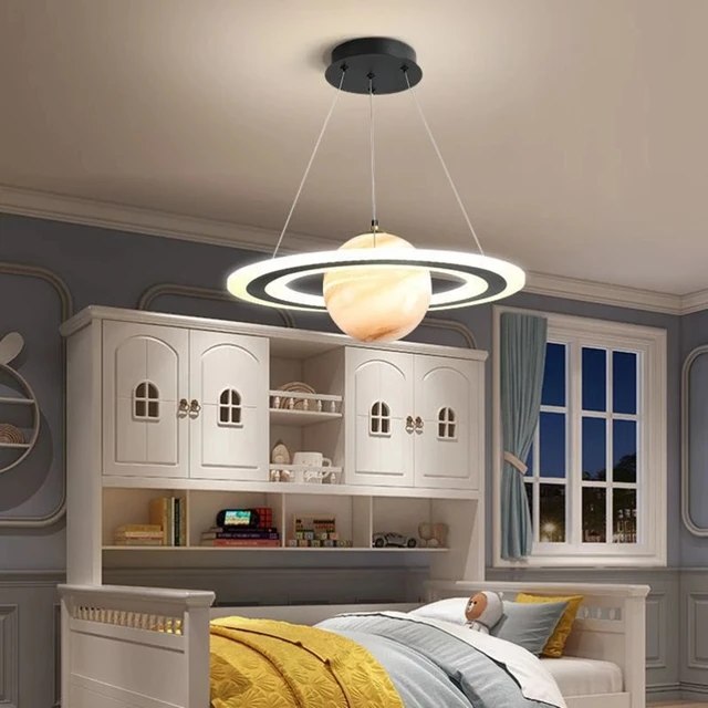 Lumières de plafond LED chambre d'enfant lampe dimmable créatif