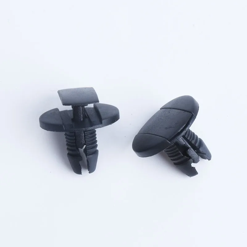 50 pièces Clip de fixation automatique pour Peugeot Citroen pare-chocs Rivets garde-boue pince fixe support en plastique noir 3