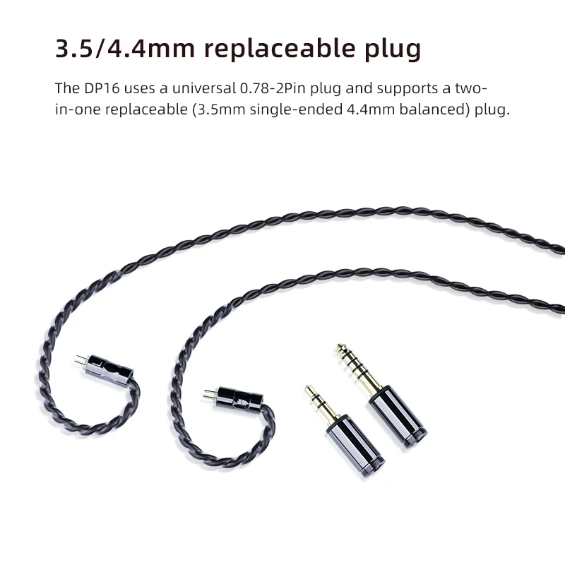 EPZ DP13　イヤホンケーブル Amazon.co.jp: Hifi Kingdom EPZ DP13 単結晶銅銀メッキグラフェン