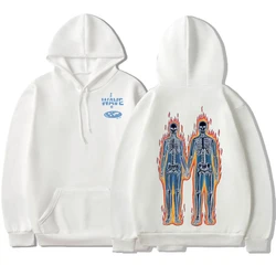 Autumn Winter Men Hoodie Skeleton Thermal Imaging Graphic Print Hoodies ​Sweatshirts Women Hoody Unisex Streetwear Y2K Tracksui