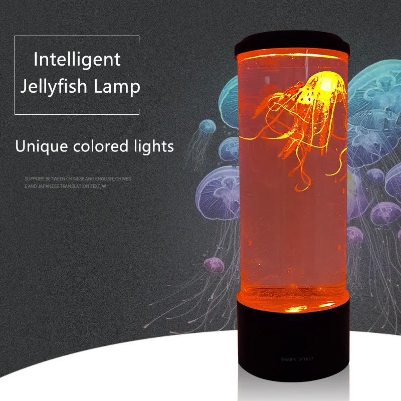 

Remote Control Intelligent Jellyfish Lamp Color Changing Aquarium Tank USB Charging LED Night Light Birthday Gift Relaxing Mood