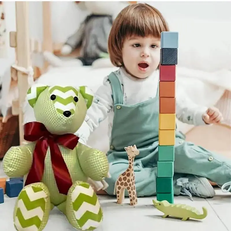Memory Bear Template Set Creative DIY Memory Bear Template Sewing Pattern Accessories And Instructions Bed Bedroom sewing template leather craft template