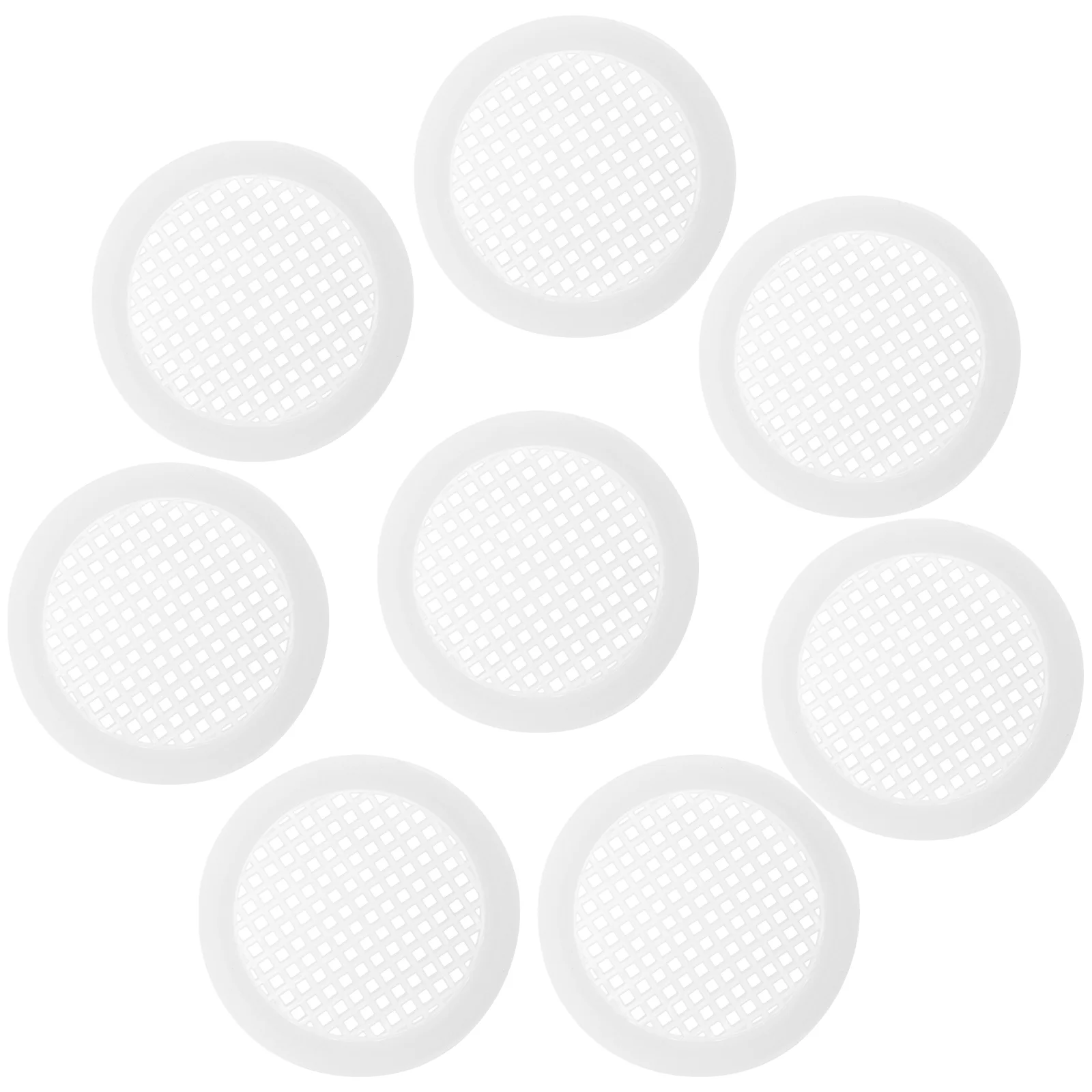 

20 Pcs Cabinet Vent Ventilation Mesh Kitchen Accessories Wardrobe under Air Cover Round Bathroom Door