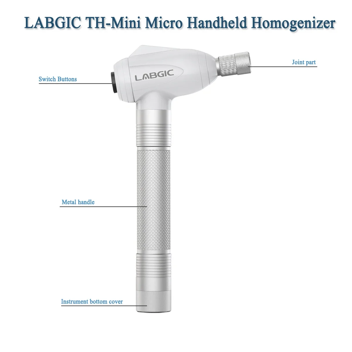 LABGICTHMiniMicroHandheldHomogenizerPlasticStainlessSteel