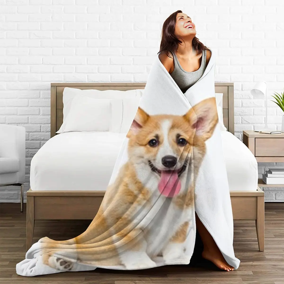 Penbrooke Welles Corgi �ö��� ���, �ε巴�� ������ ī���� �ֿ� ���� ħ��, ���ö ���� ���� ħ��, ���� ħ�뺸