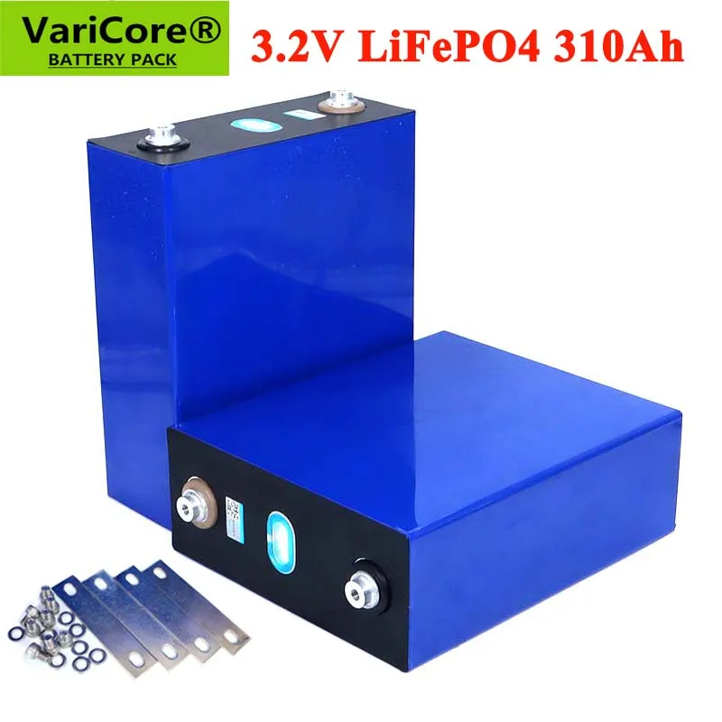 

3.2V 310Ah LiFePO4 batteries DIY 4s 12V 24V 310AH Rechargeable battery pack for Electric car RV Solar Energy storage system