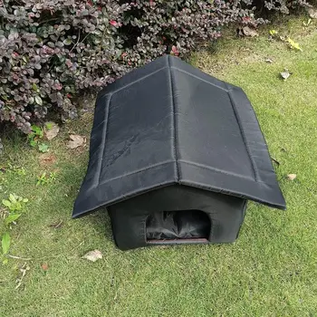 Waterproof Outdoor Pet House Thickened Cat Nest Tent Cabin Pet Bed Tent Shelter Cat Kennel Portable Travel Nest Pet Home 5