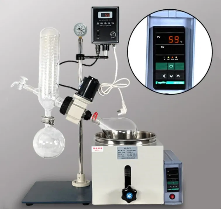 

Rotary evaporator RE-301/501 /RE-201D Vacuum Distillation Purification Crystallization 2L 3L