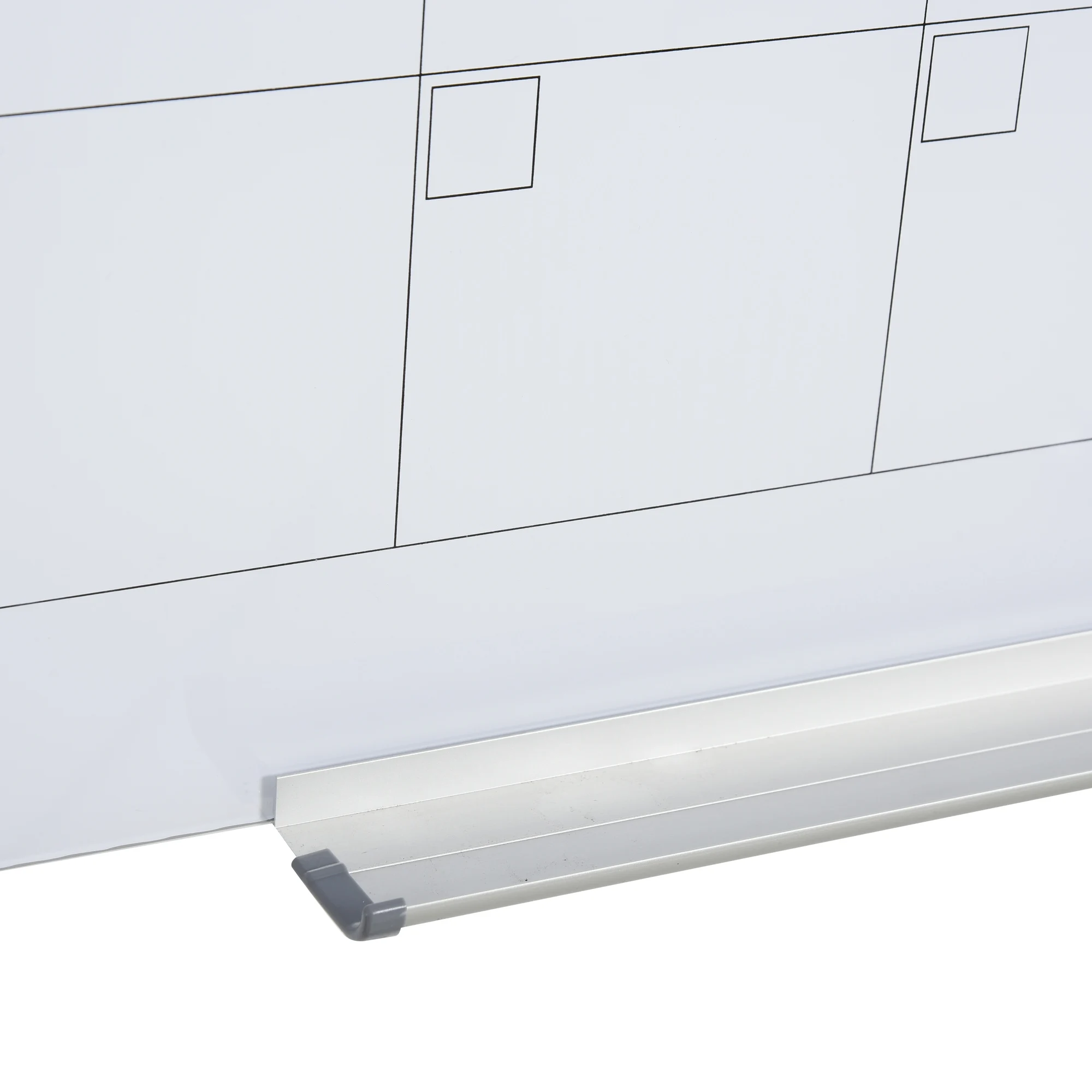 Wall Mounted Glass Organizational Daily Activity Board W/Markers and Dry Eraser 5