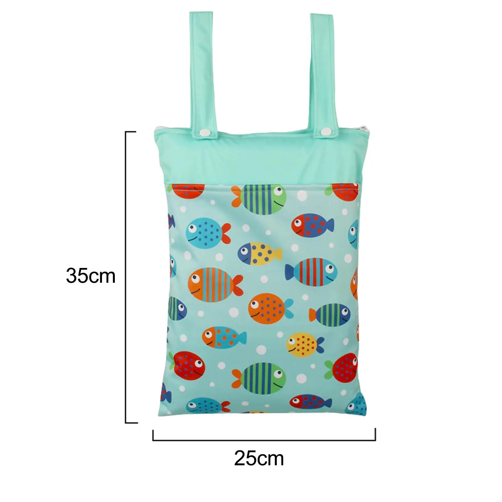 Baby Diaper Pouch Cosmetics Bag Zipper Reusable Baby Wipes Storage Bag Portable for Newborn Gift Daycare Outdoor Picnic Shopping