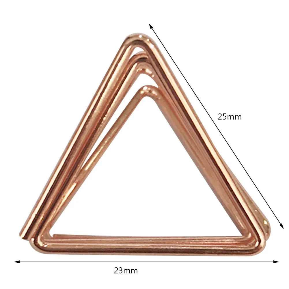 10Pcs Triangle Shape Card Holders Metal Table Place Cards Holders Creative Triangle Name Sign Stand for Wedding Party