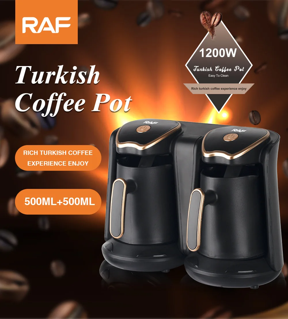 RAF 1000W American coffee machine home multi-function automatic