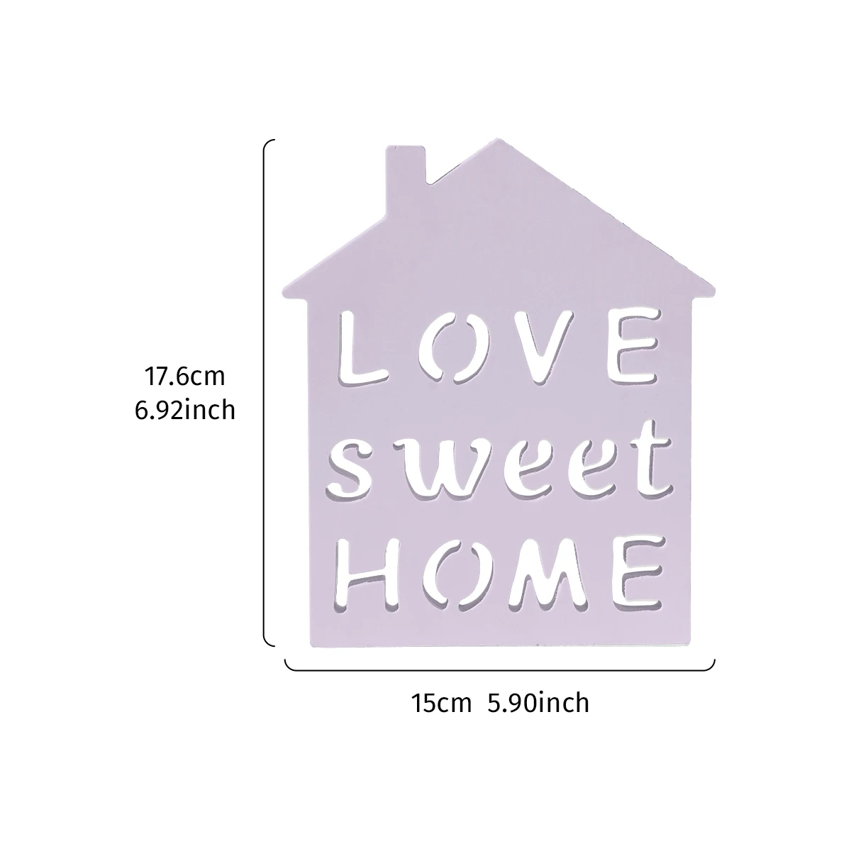 1PC, Valentine's day, modern and simple hollowed-out LOVE letter house decoration piece, snowboard tabletop decoration piece