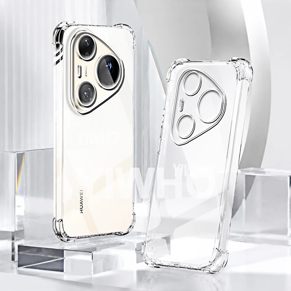 Transparent TPU Shockproof Back Cover – Clear Protective Case, Multiple Quantities Available
