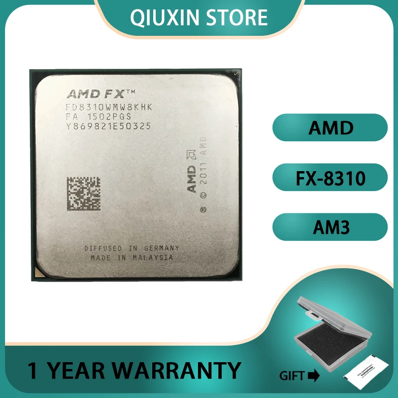 

ГГц б/у восьмикционный процесfd8310wmw8khk ем AM3 + AMD FX-серия FX-8310 FX 8310 3,4