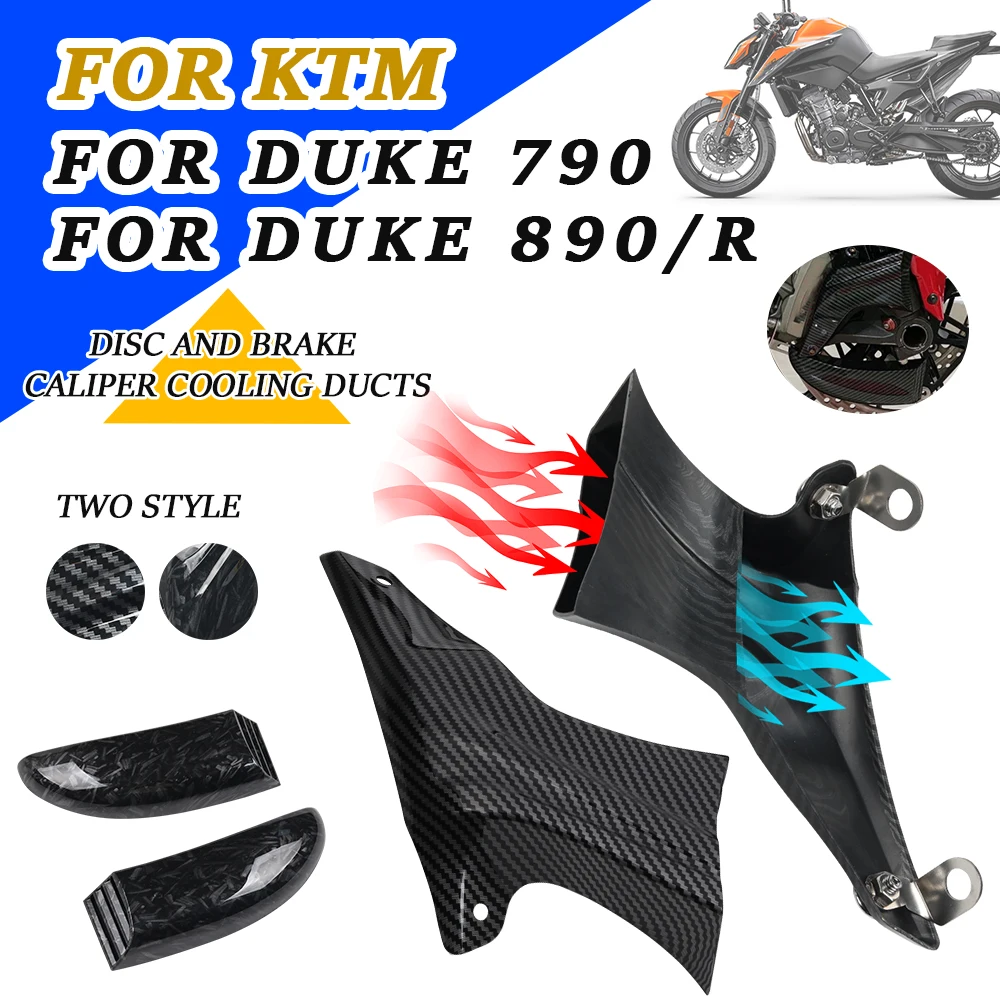 

Motorcycle Accessories Front Disc Air Ducts System Brake Caliper Cooling Cover Cap For KTM DUKE 890 R DUKE 790 DUKE790 DUKE890 R