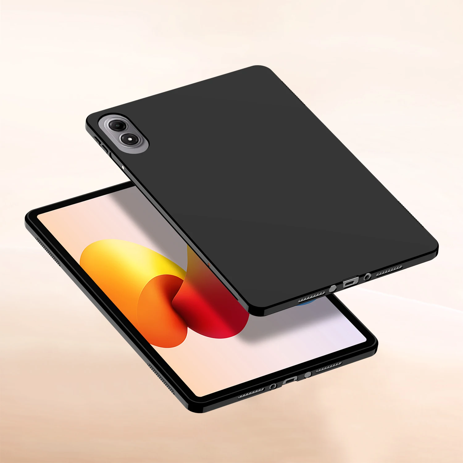 Premium Silicone TPU Soft Tablet Case - Durable Protective Back Cover