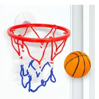 Small Basketball Set Coordinated Wrist Solid Rubber Elastic Ball Children's Exercise Shooting Table Game Toy 1