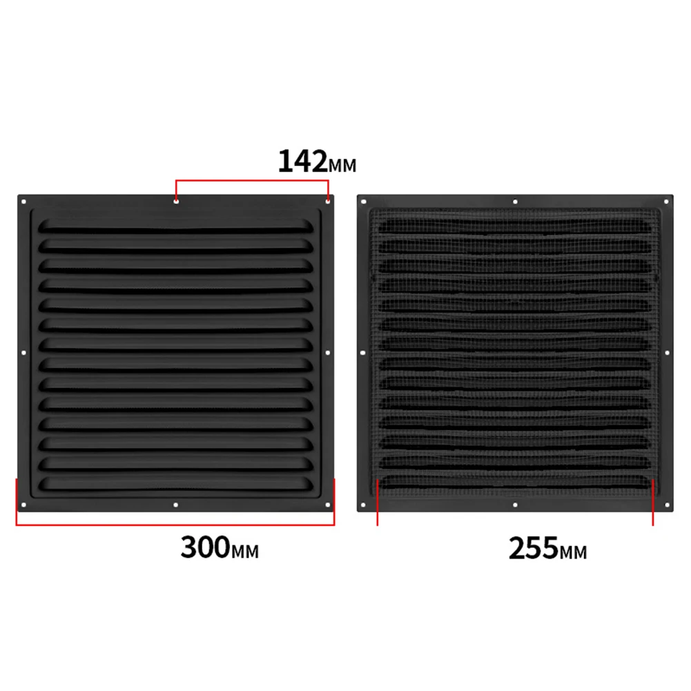 Amig - Rejilla Cuadrada de Aluminio | Rejillas de Ventilación para Salida de Aire | Ideal para Techo de Cocina y Baño | Medidas 150 X 150 MM | Color P | Leroy Merlin