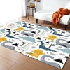 Cartoon Dinosaur Carpets for Living Room Home Decor Children's Room Anti-slip Crawling Mat Bedroom Bedside Foot Pad Doormat 1