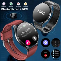 Nouvelle montre intelligente 2026 NFC ECG+PPG Oxygène sanguin Acide urique Tension artérielle Montre intelligente saphir Hommes Pour Android iOS Montre intelligente pour hommes 3