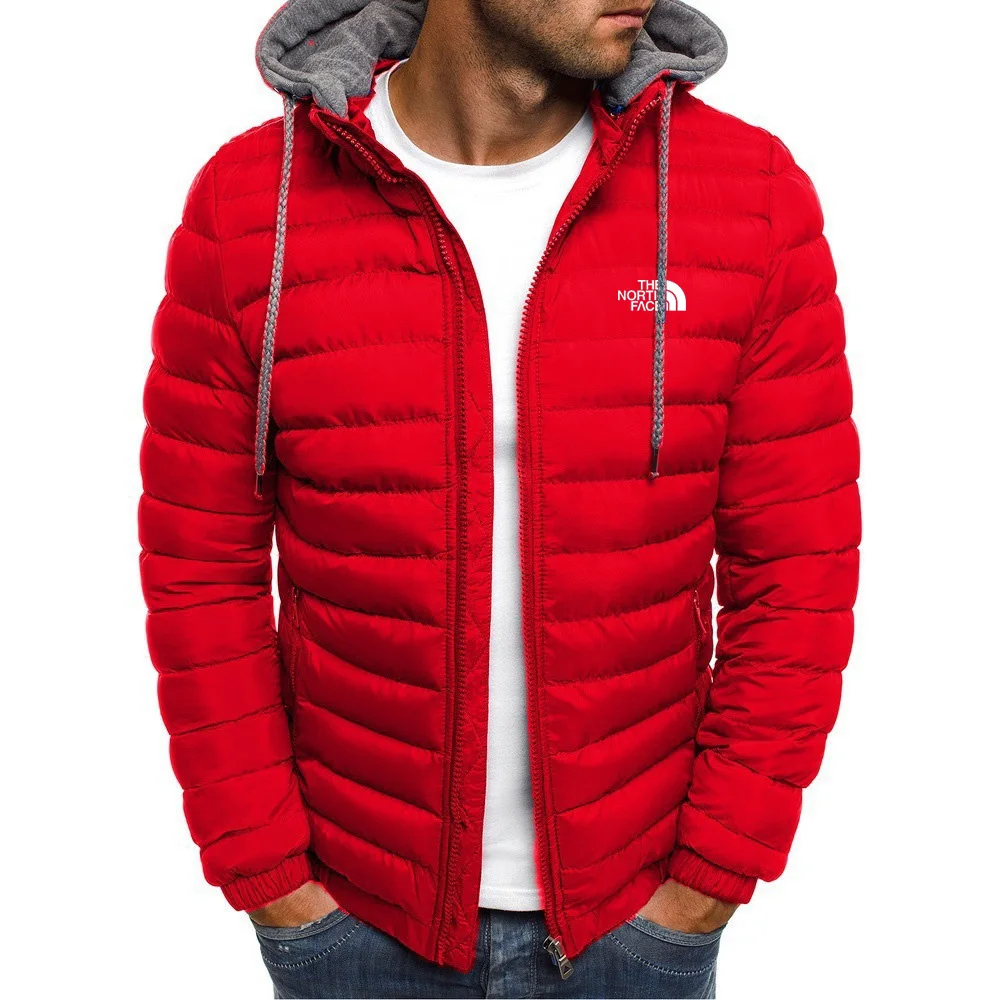 Autumn And Winter Men's Oversized Coat Thick Coat Outdoor Winter Men's Warm Zipper Street Style Plus Size Jacket mens winter coat
