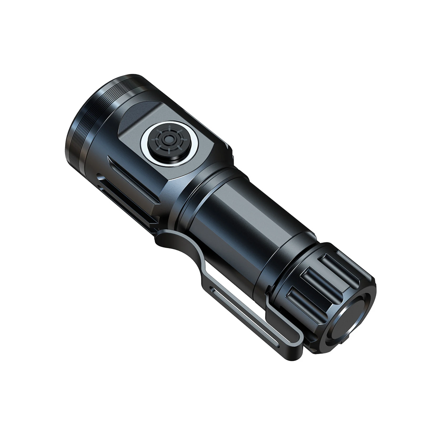 

Edc Mini Outdoor Flashlight Usb Charging Fixed Focus Camping Flashing Light T20 Light Beads 200-500 Range