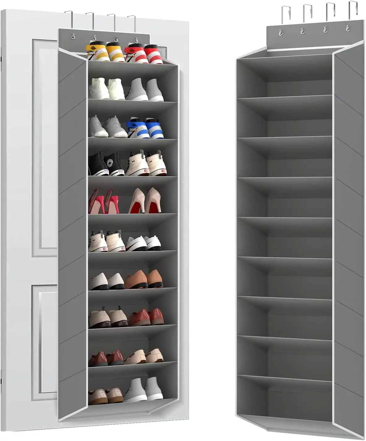 Zapatero Colgante para Puerta de 10 Niveles S7d455ecfd88a489c8a92c5623170ed306
