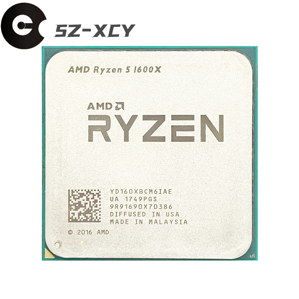 AMD Ryzen 1600X R5 1600X GHz Six-Core Twelve-Thread CPU