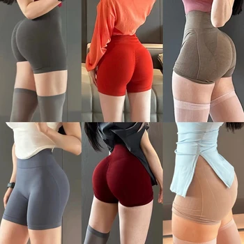 Seamless Jacquard Yoga Shorts for Women – Super Soft | Hip-Lifting | 3-Part Fit 1