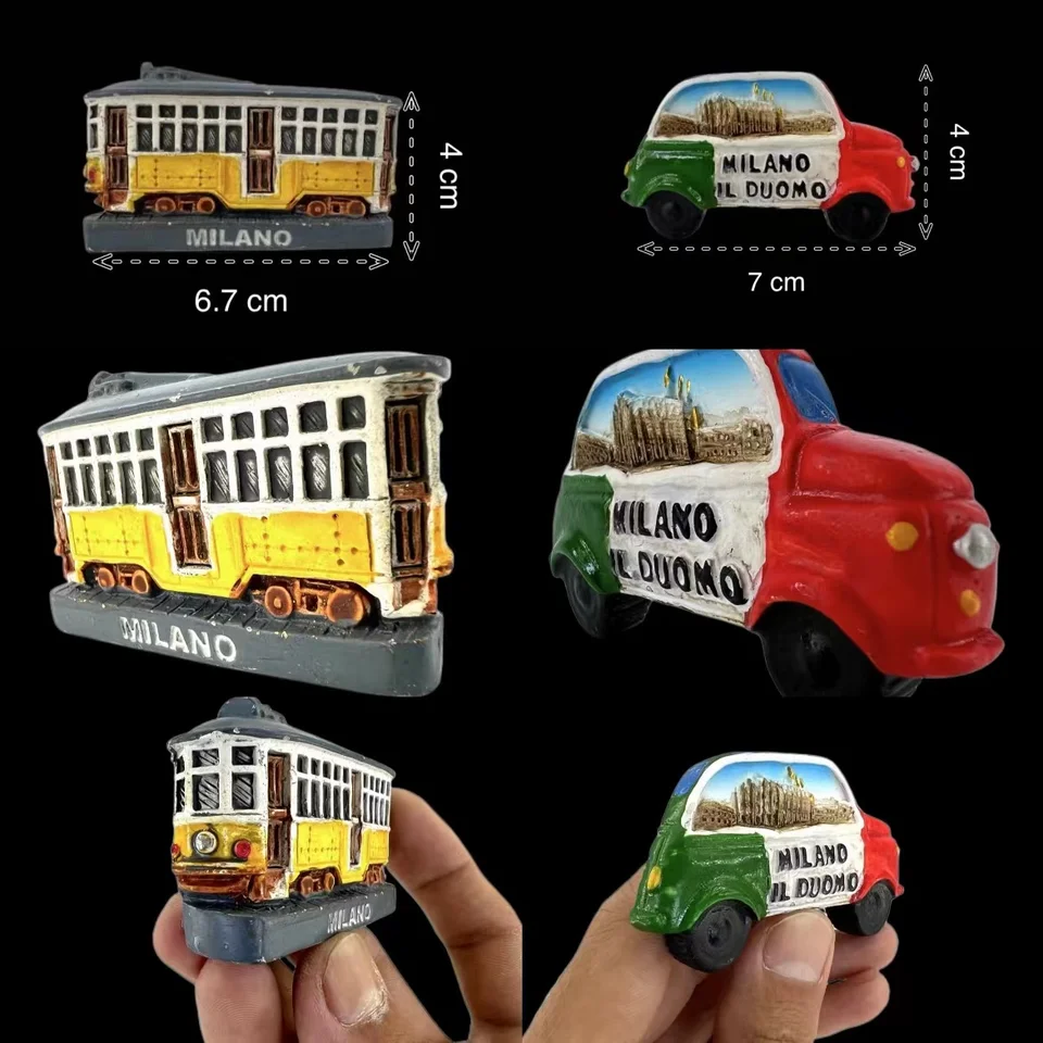 Aimant De Réfrigérateur 3D Sienne Toscane Italie Souvenir