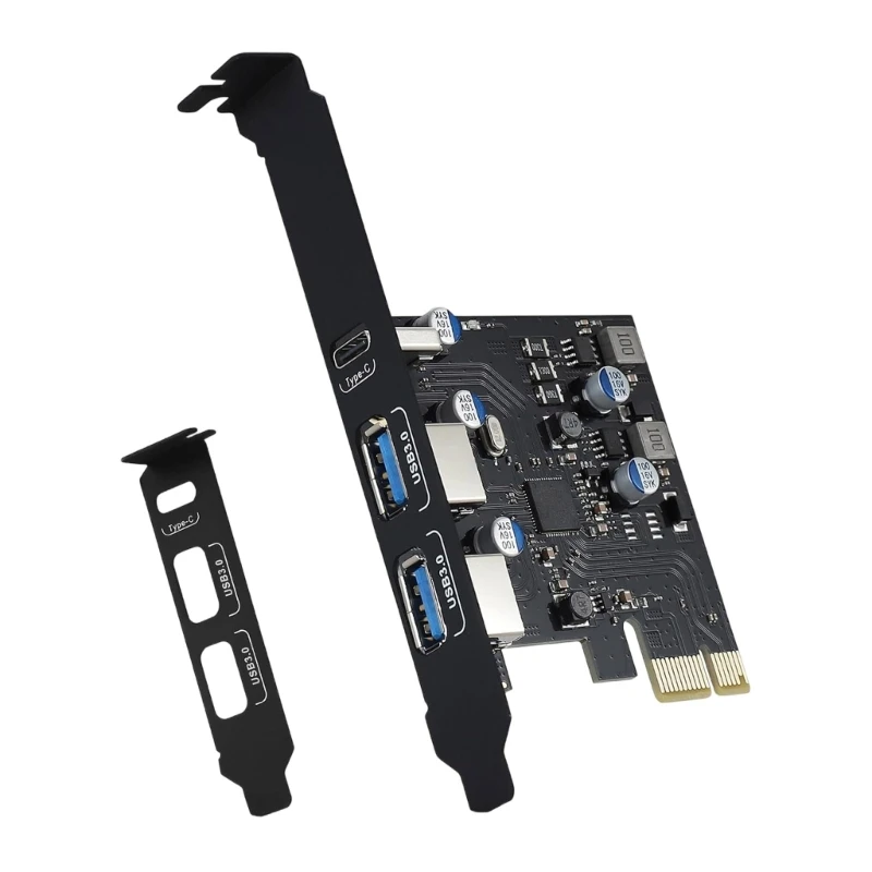 USB PCIExpress Card with 18W Power Delivery 3 port USB PCIE Fast Speed for PC Expansion Adapter Card Dropship