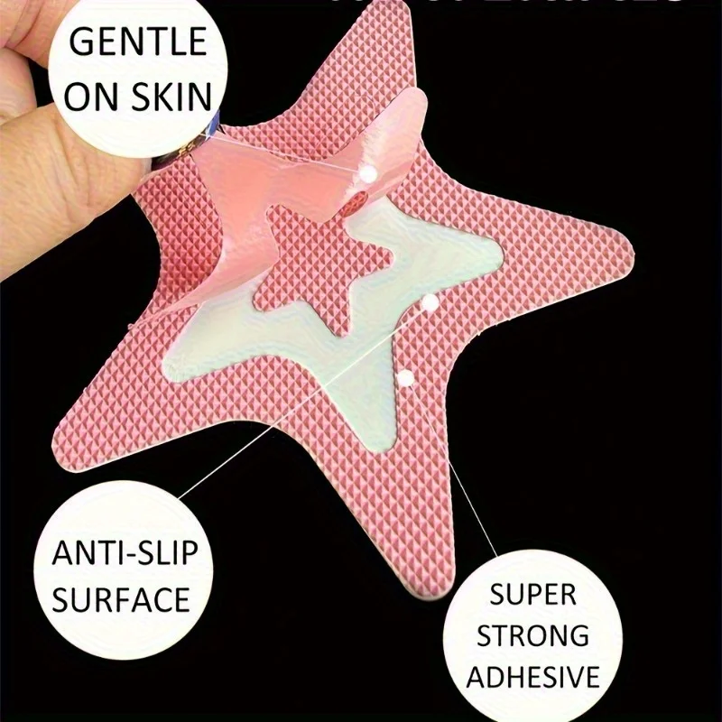 Waterproof Star Shaped Bathtub Sticker Non-Slip, Self-Adhesive, Removable, and Decorative Perfect for Bathroom and Toilet Decor